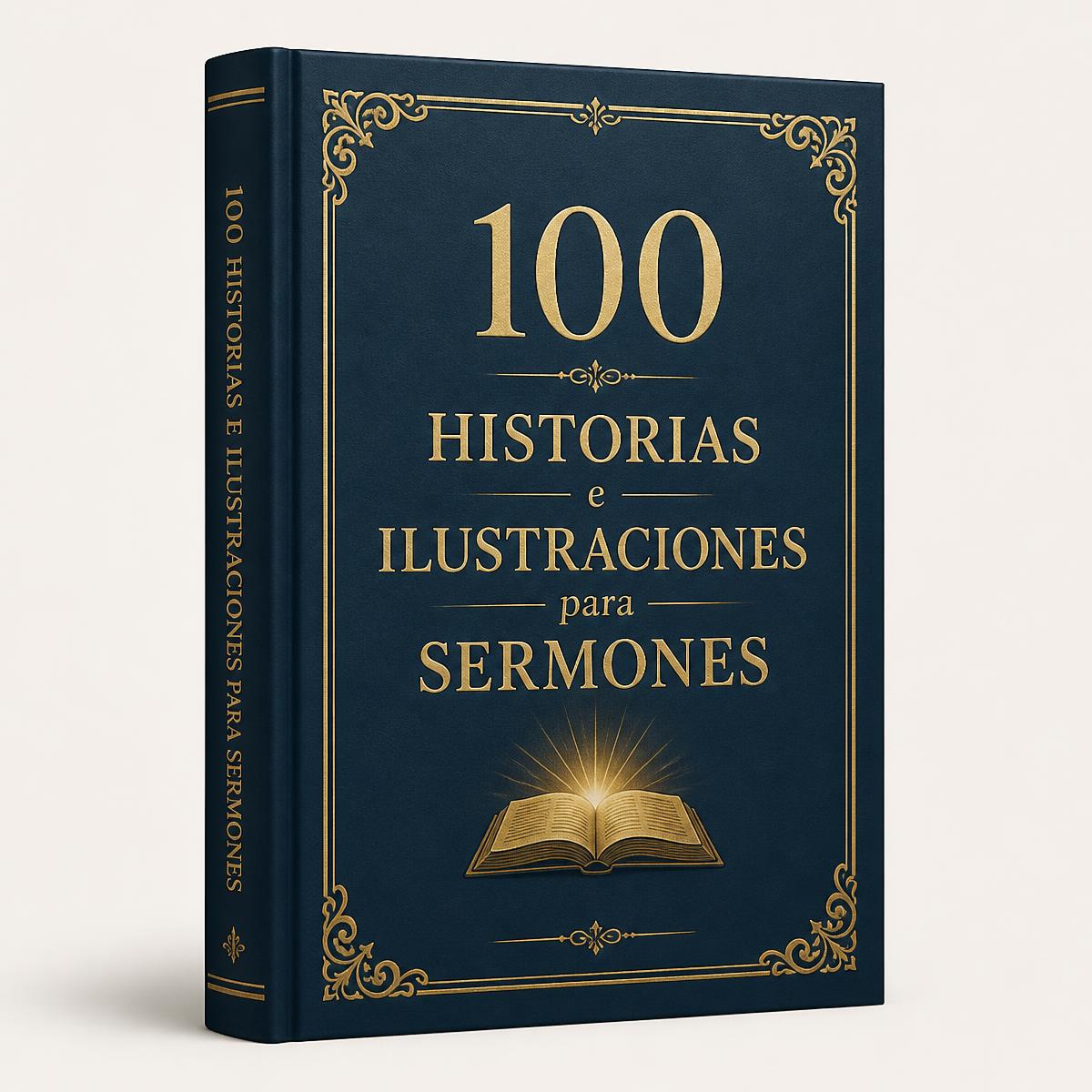 Portada del libro 100 Historias e Ilustraciones para Sermones